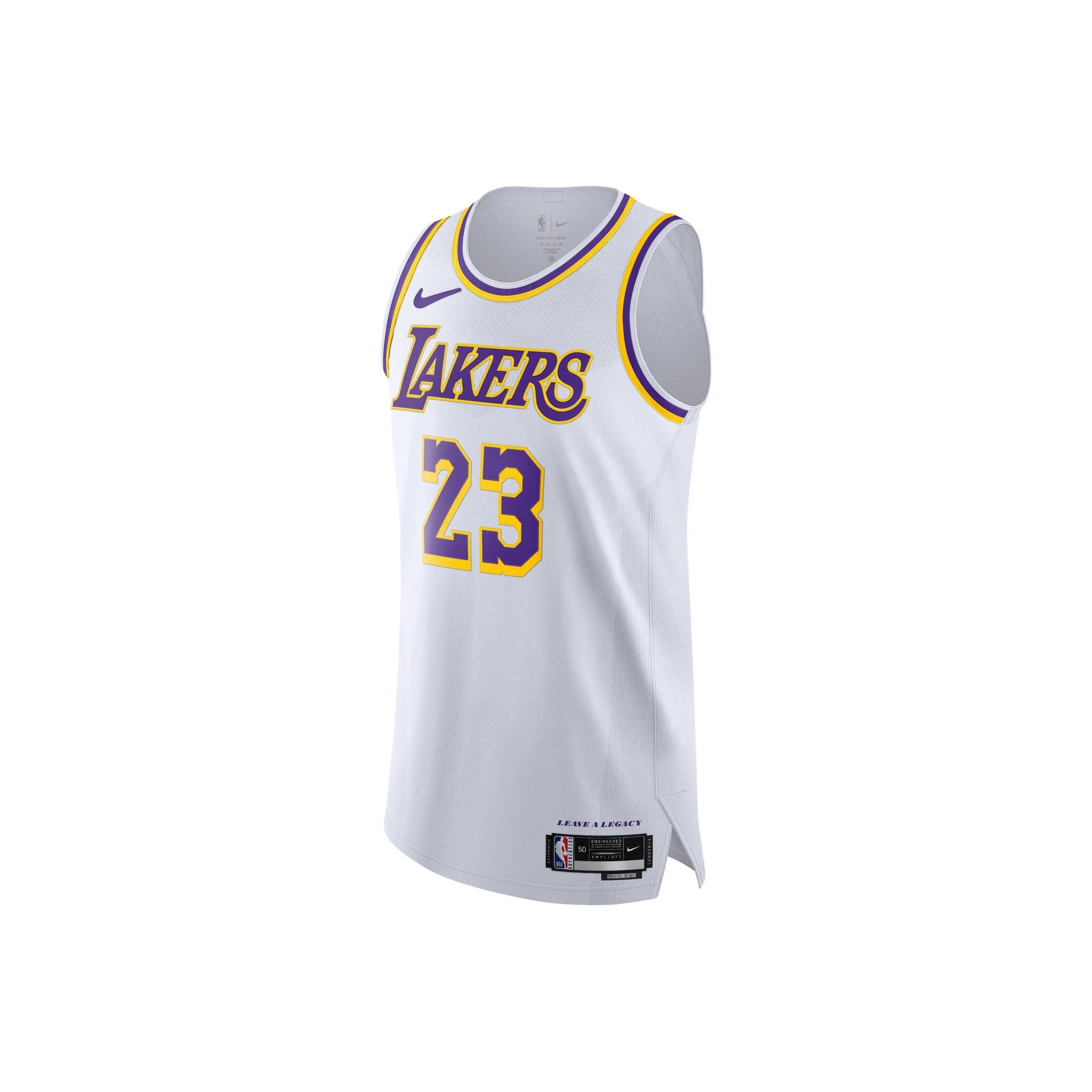 Nike Los Angeles Lakers Dri FIT Баскетбольная Джерси Мужская Белая