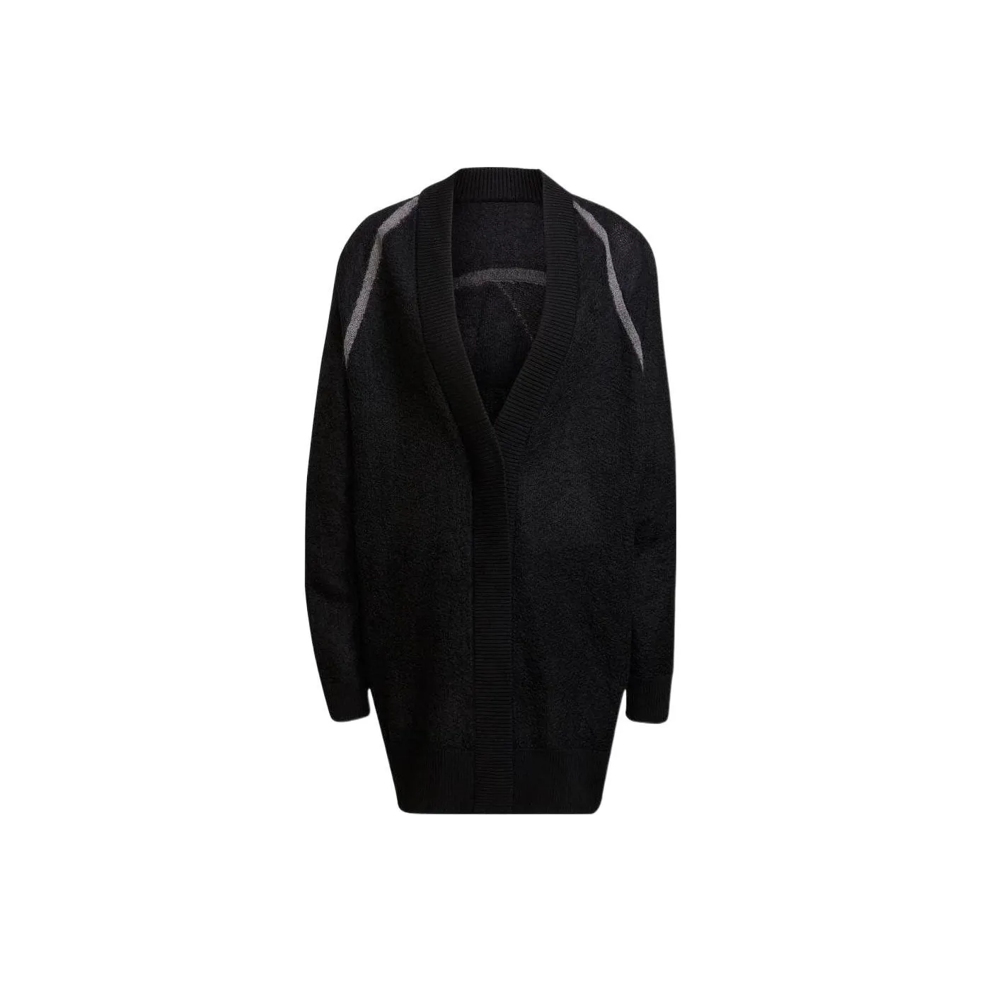 Y 3 Свободный крой Свитер Женский Черный