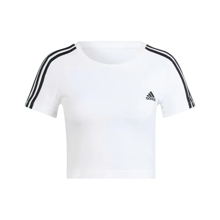 Adidas Set in Sleeve T Shirt Women's White