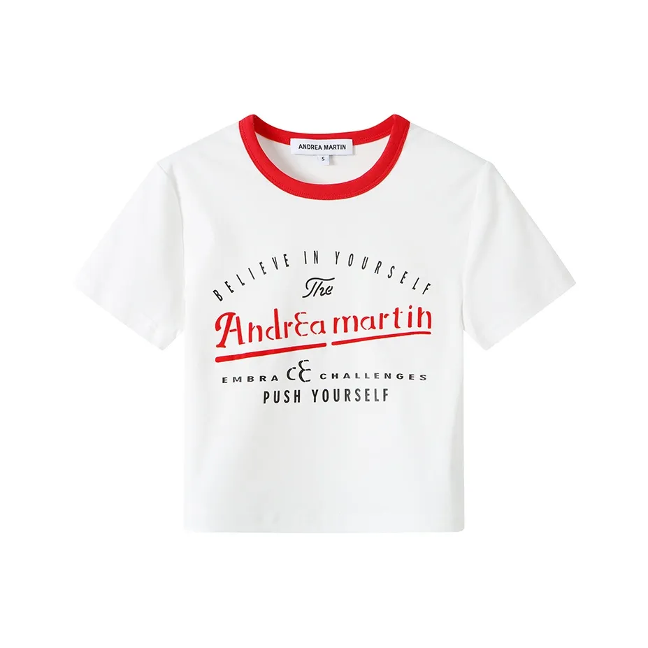ANDREA MARTIN T-рубашка Женская Белая
