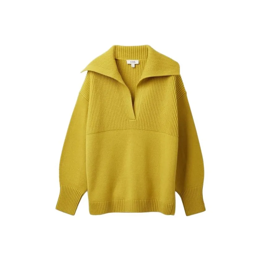 COS Свитер Женские Имбирно-желтый