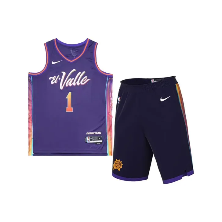 Nike Nike X NBA Basketball Suit Unisex Purple+Blue