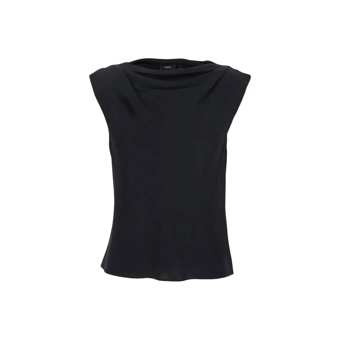 THEORY Georgette Cowl Neck Top