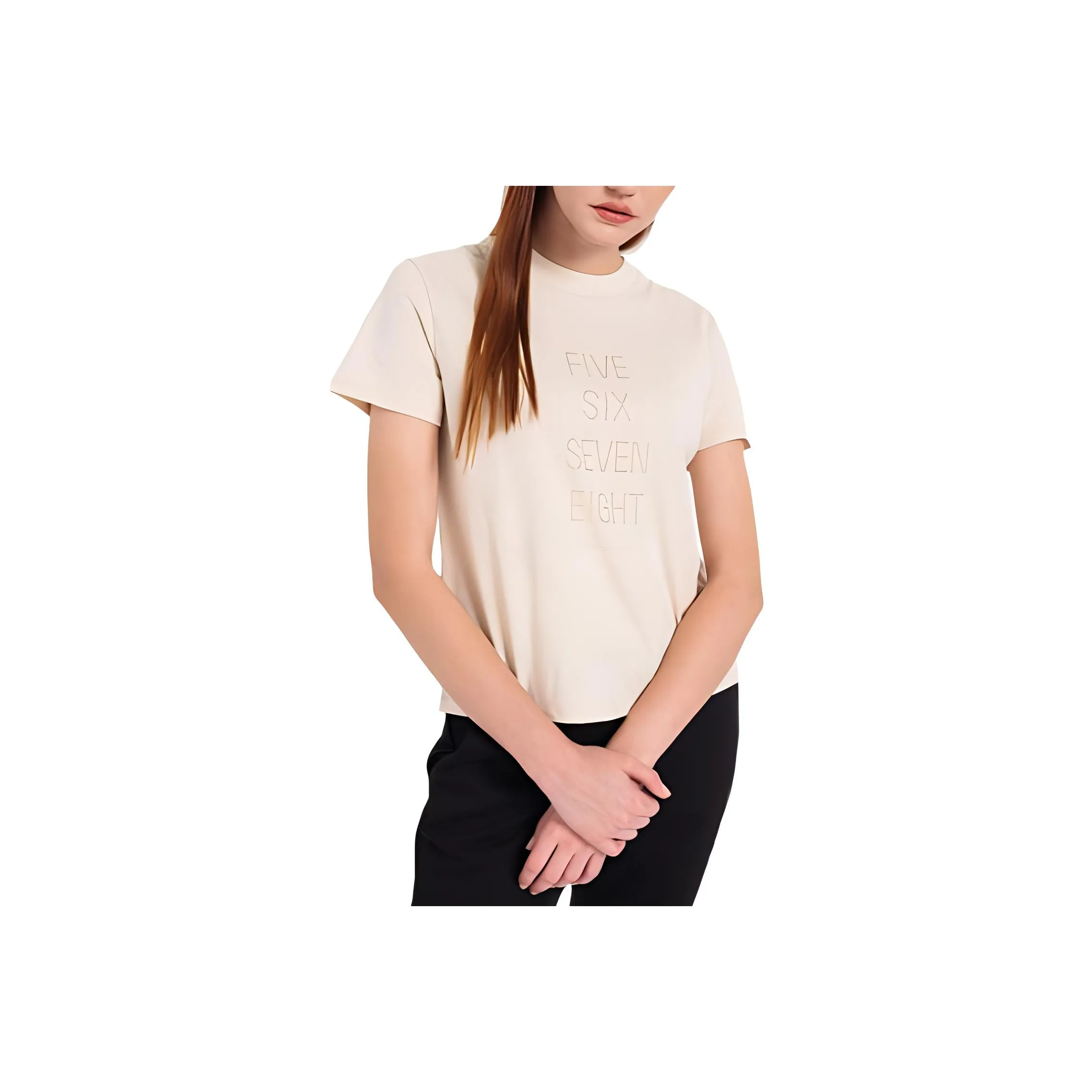 ARMANI EXCHANGE T Shirts Women's Light Pink