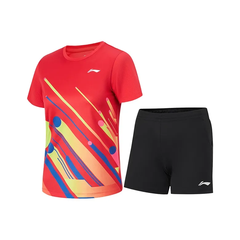 Подкладка Table tennis series Настольный теннис Одежда Комплекты Унисекс Общий Вишнево-красный