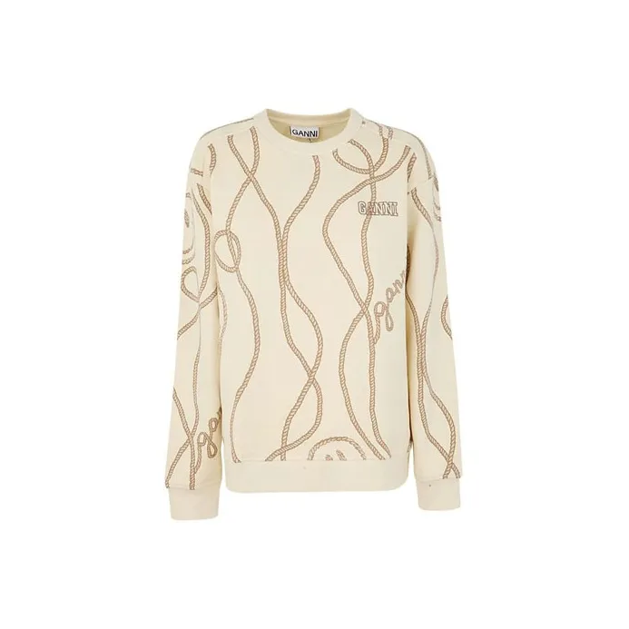 GANNI FW22 Свитер Женский Бежевый