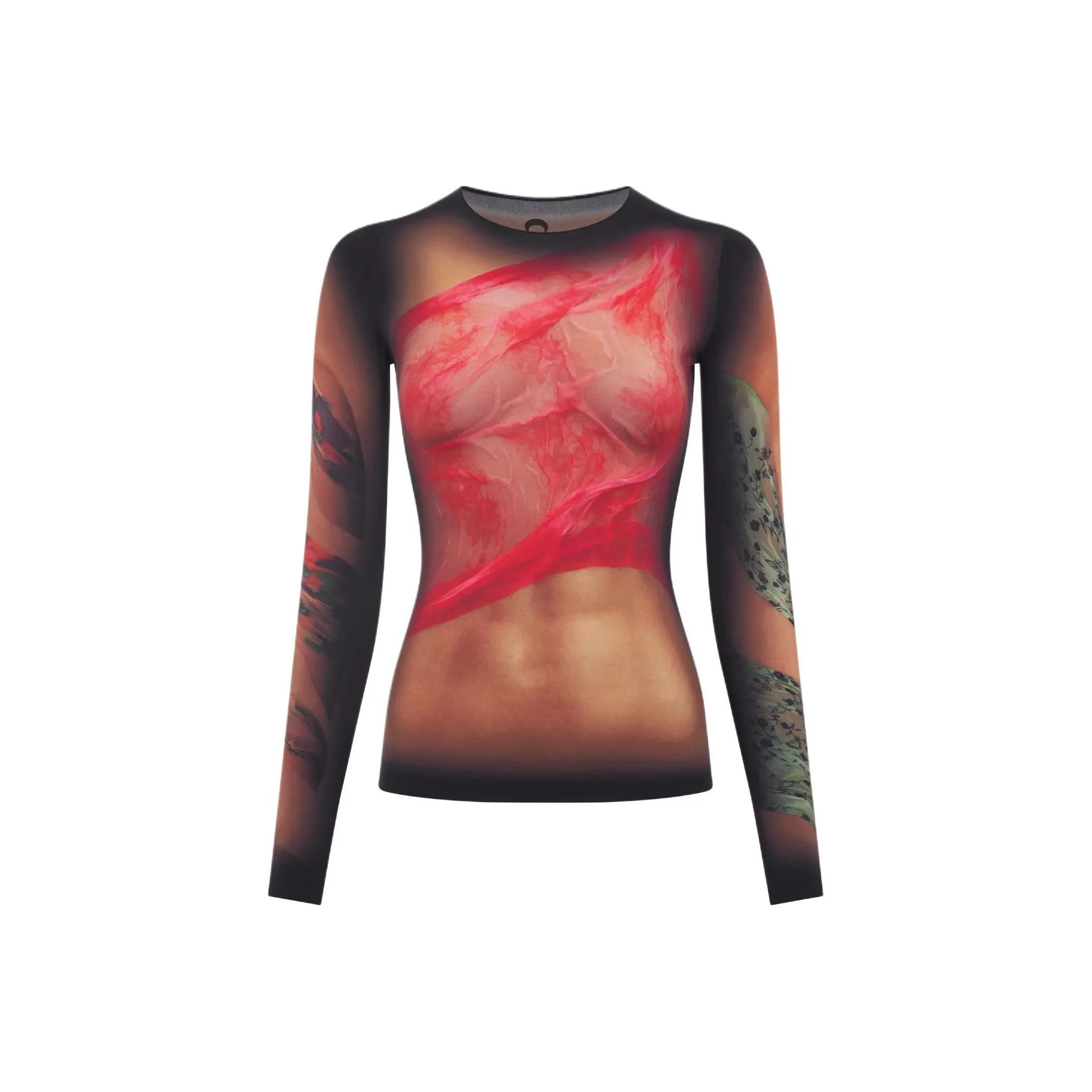 Marine Serre T-Shirt Женская Многоцветная