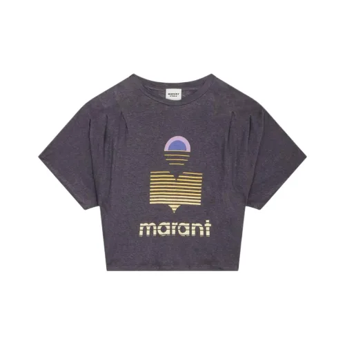 ISABEL MARANT ETOILE Выцветший черный Женские футболки