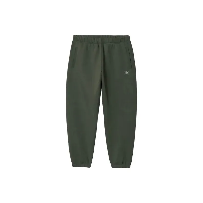 Adidas Originals Trefoil Essentials Athletic Trousers Unisex Gray Green