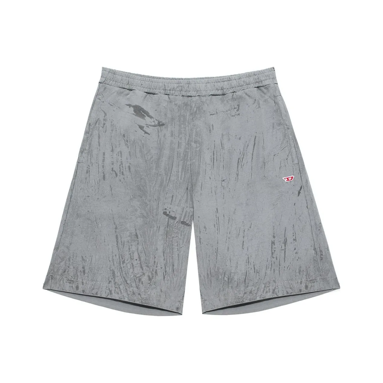 DIESEL P Crown N1 Cracked Effect Shorts