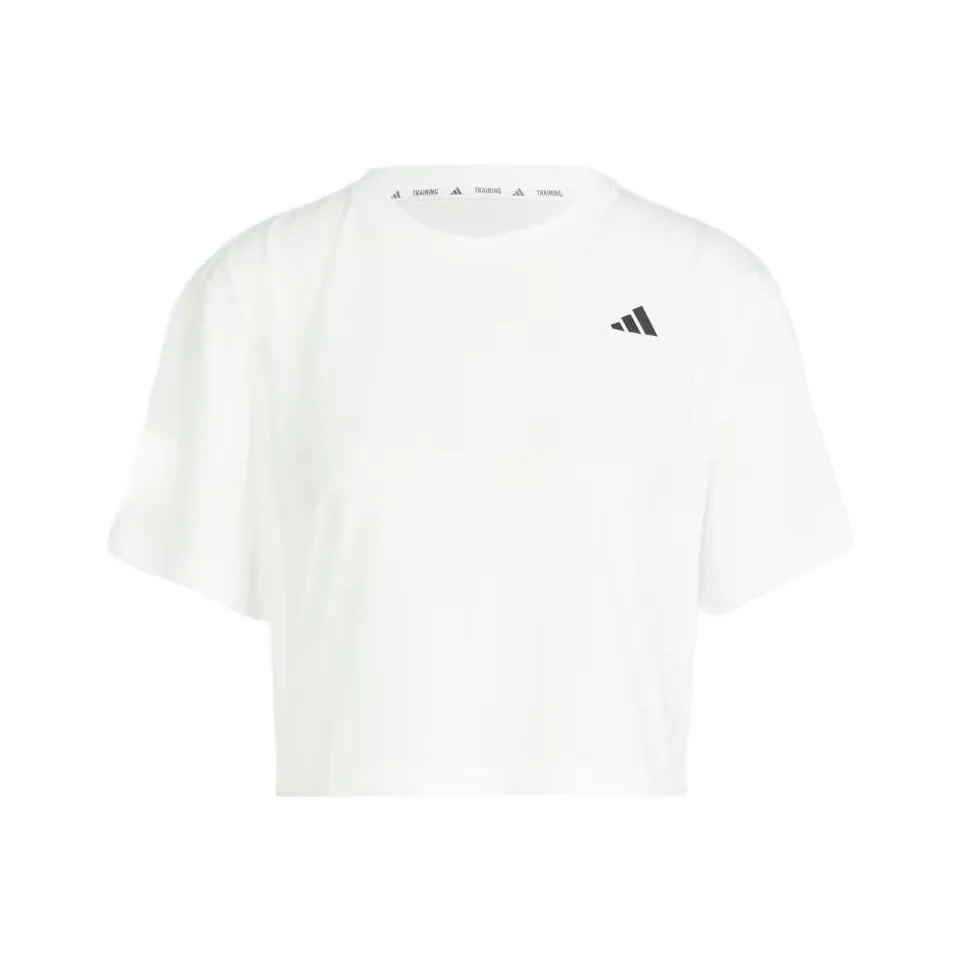 Adidas ESSENTIALSClimacool Рукав с оборкой T-рубашка Женская Белая