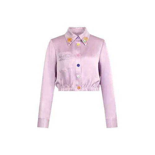 Valeria Obbaco Valeria Obbaco Fun Series Фиолетовый Женские Короткие Топы