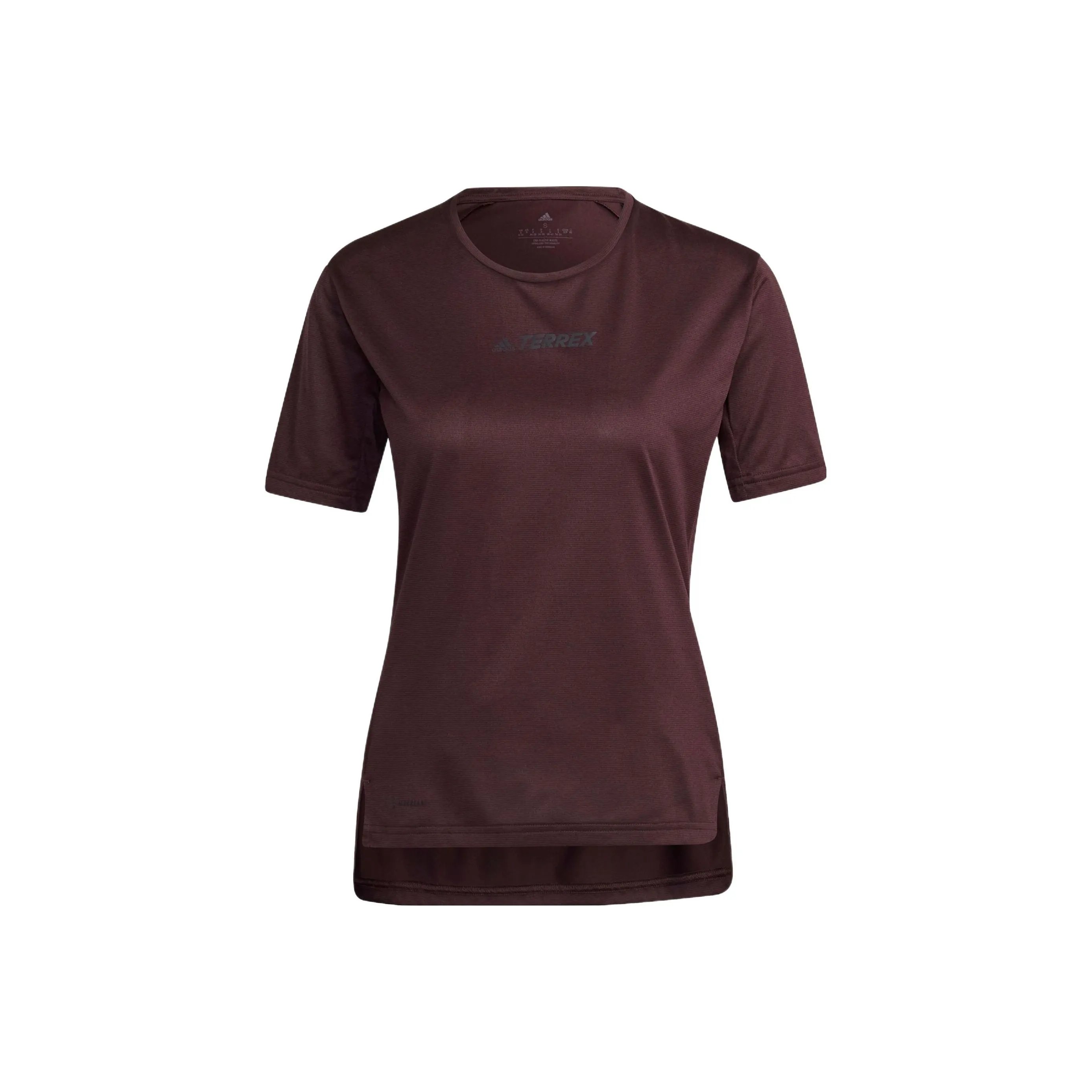 Adidas Женские Рубашки T Бургундского Цвета