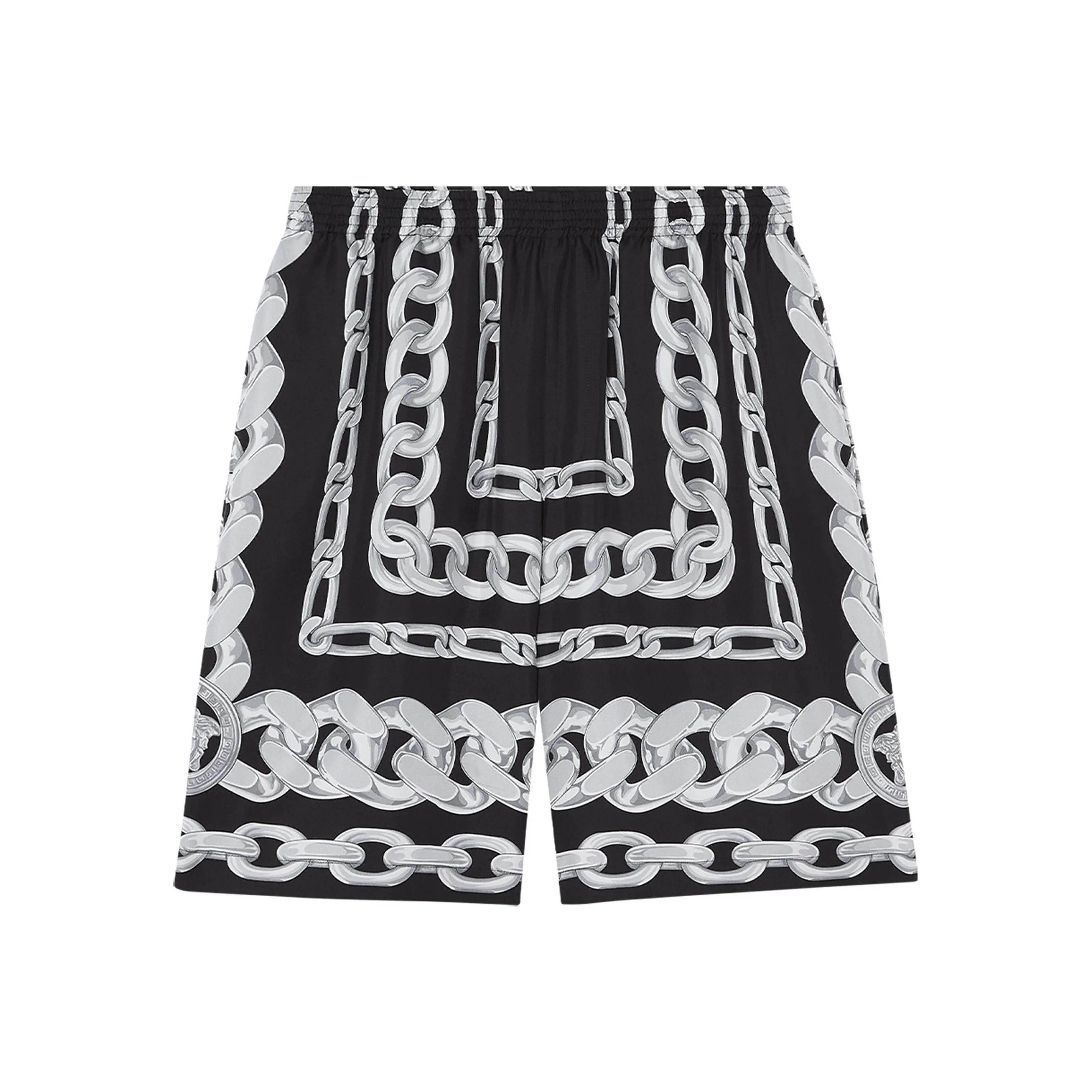 VERSACE Graphic Printed Elasticated Waistband Track Shorts