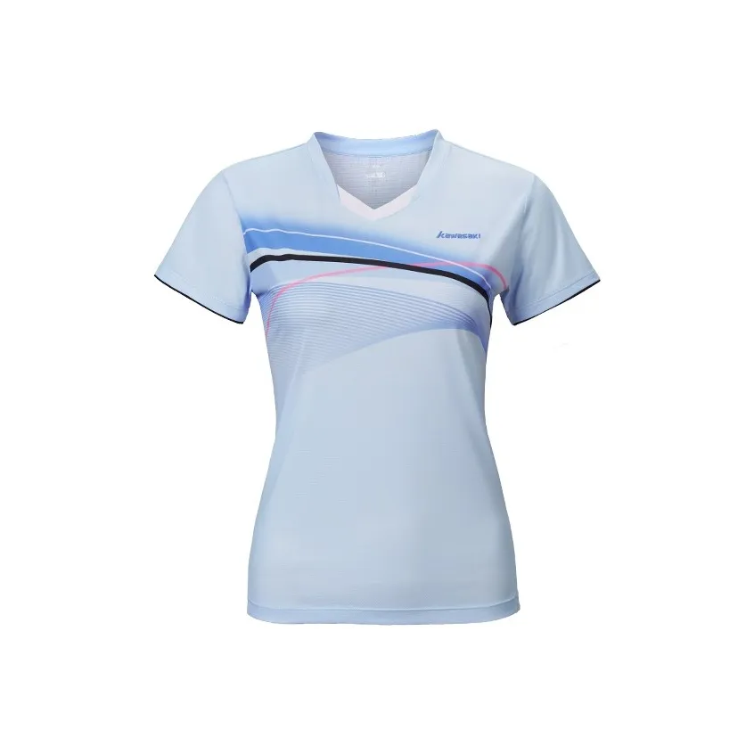Kawasaki Badminton Clothing Women's Light Blue/navy