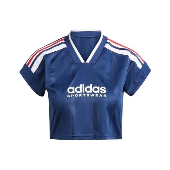 Adidas Free Shipping With AdiClub Tiro Cut 3-Stripes Crop Jersey