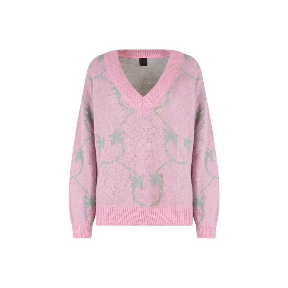PINKO FW22 Sweater Women's Peach Pink