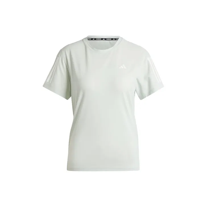 Adidas Бег Т-Рубашка Женская Светло-Зеленая