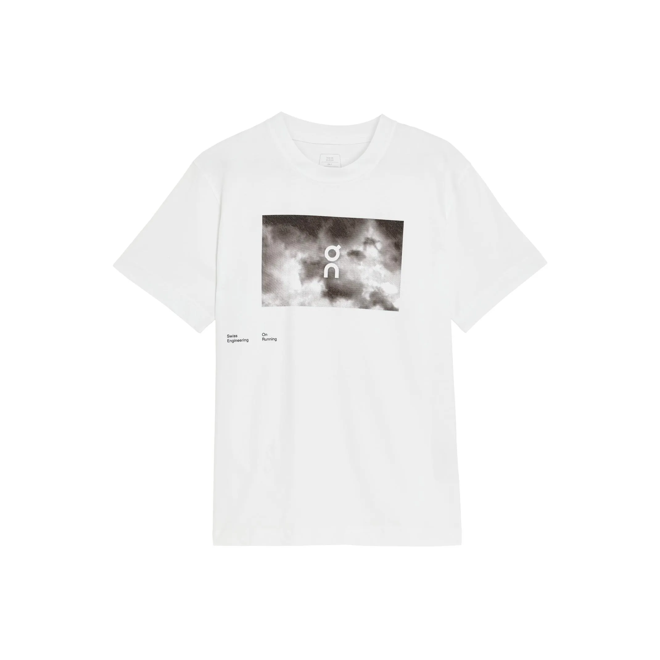 On Graphic T Обычный T Рубашка Женская Белая