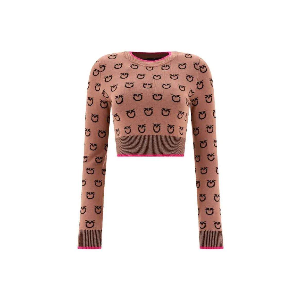 PINKO Коричневый Женские Короткие Топы