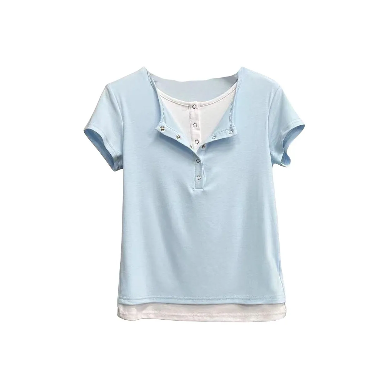 PLAY BUSH T-Shirt Женская Светло-Синяя