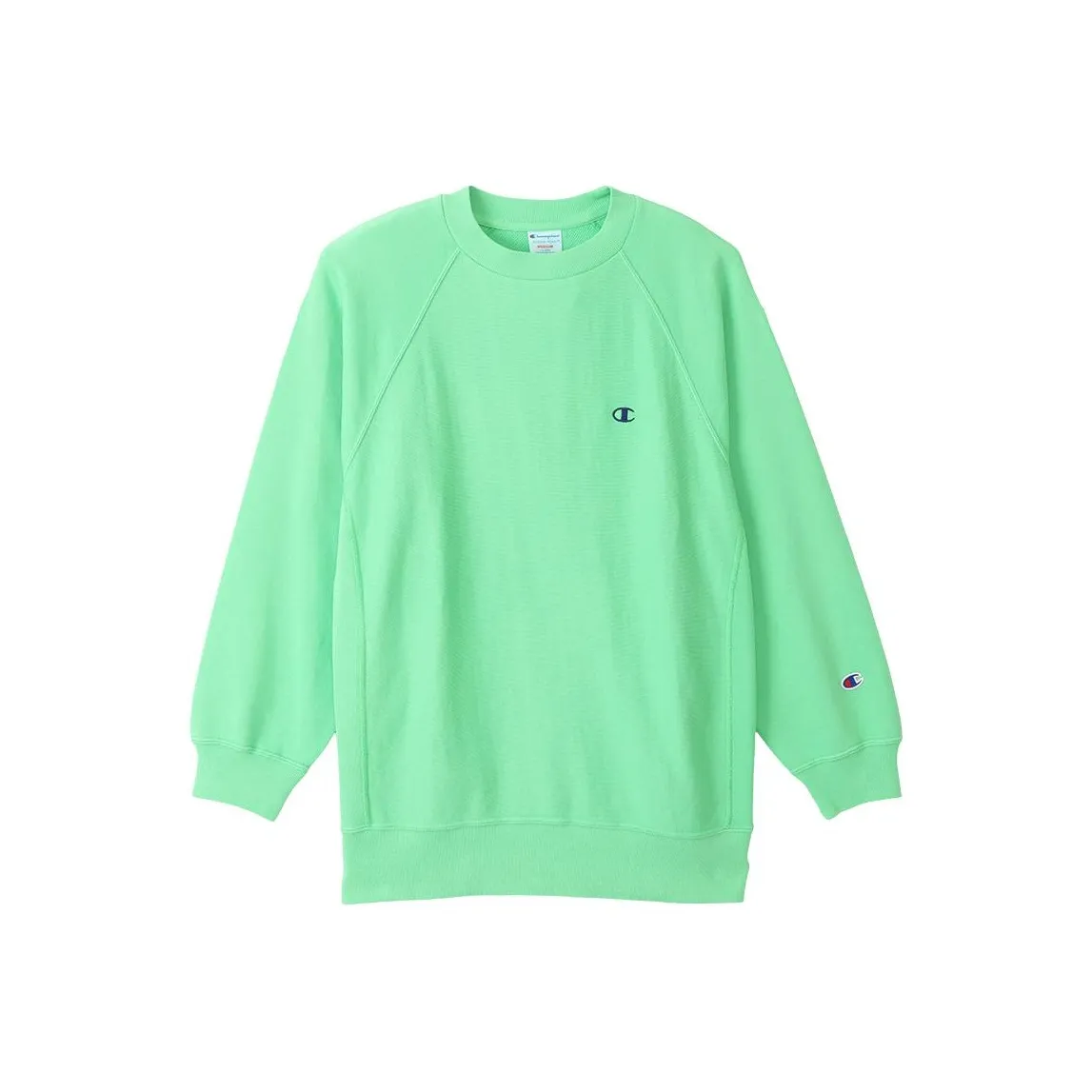 Champion Рукав реглан T-рубашка Женская версия для Японии