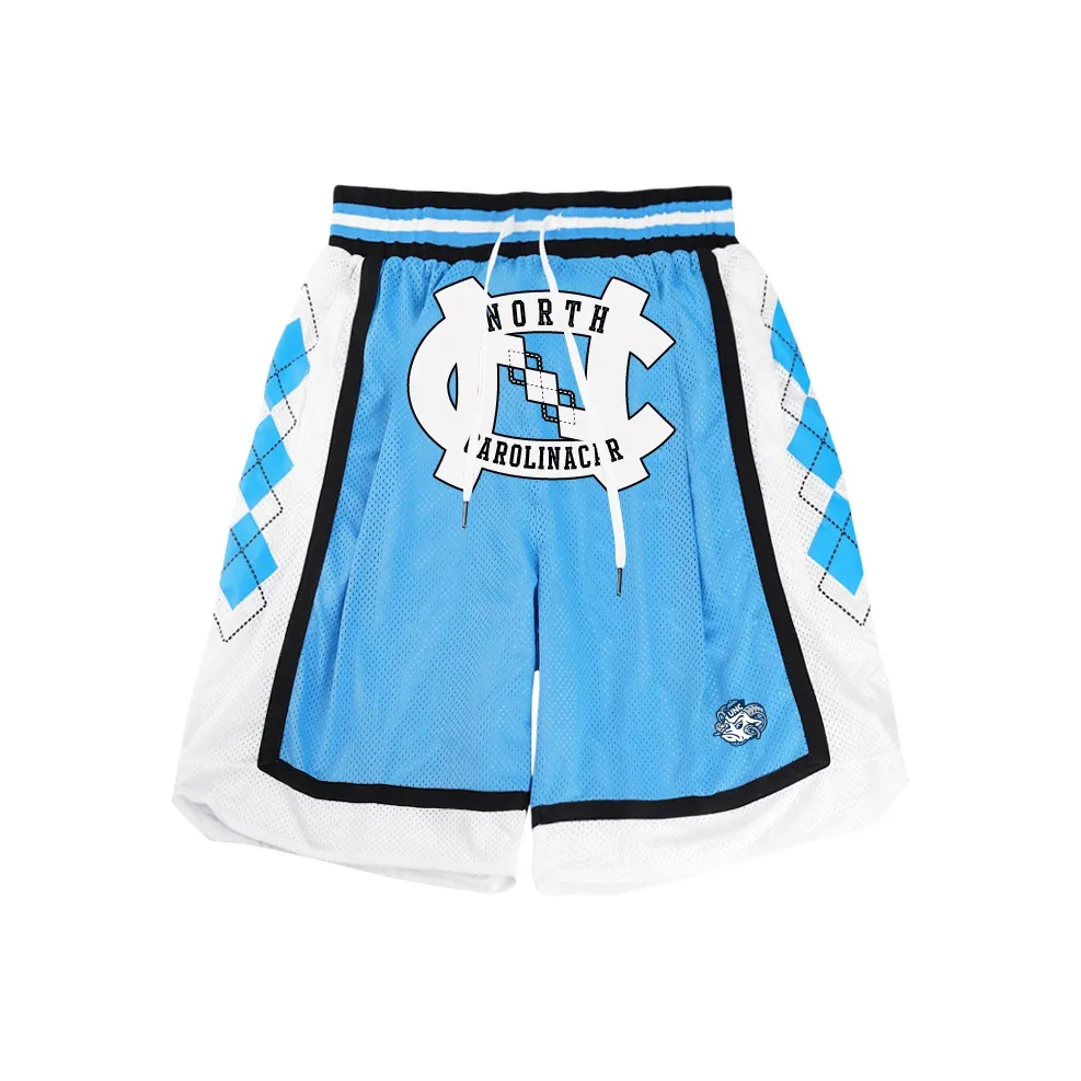 BKCXZICE Sports Shorts Unisex Carolina Blue Double Layer Shorts