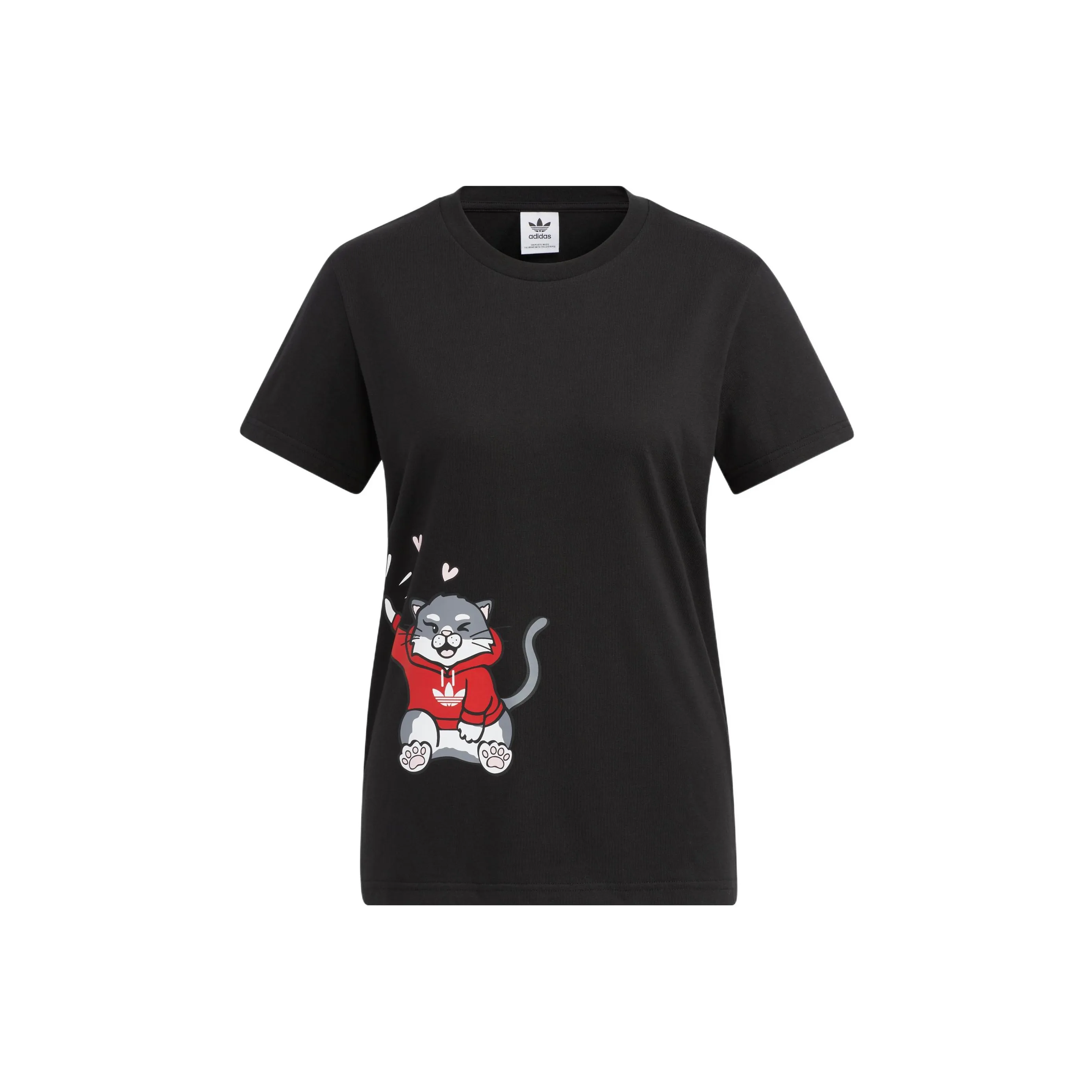 Adidas Originals Пара T Рубашка Женские Черный