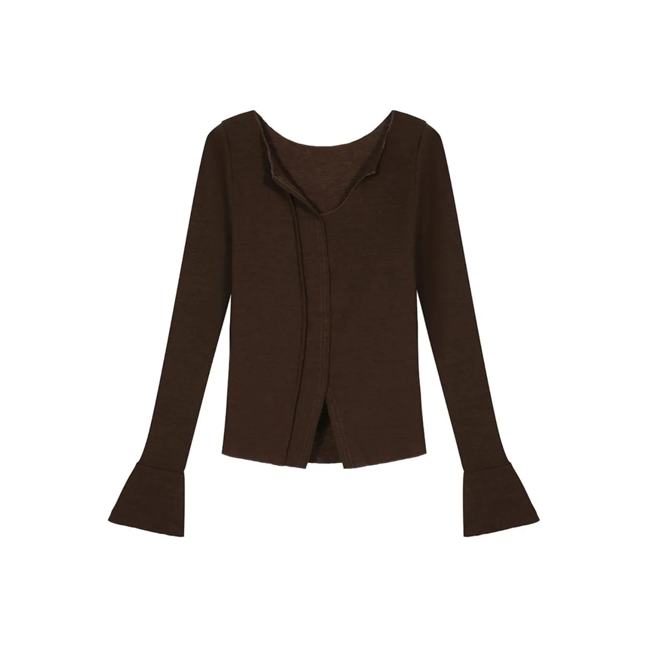 ETSE T Shirts Women's Brown
