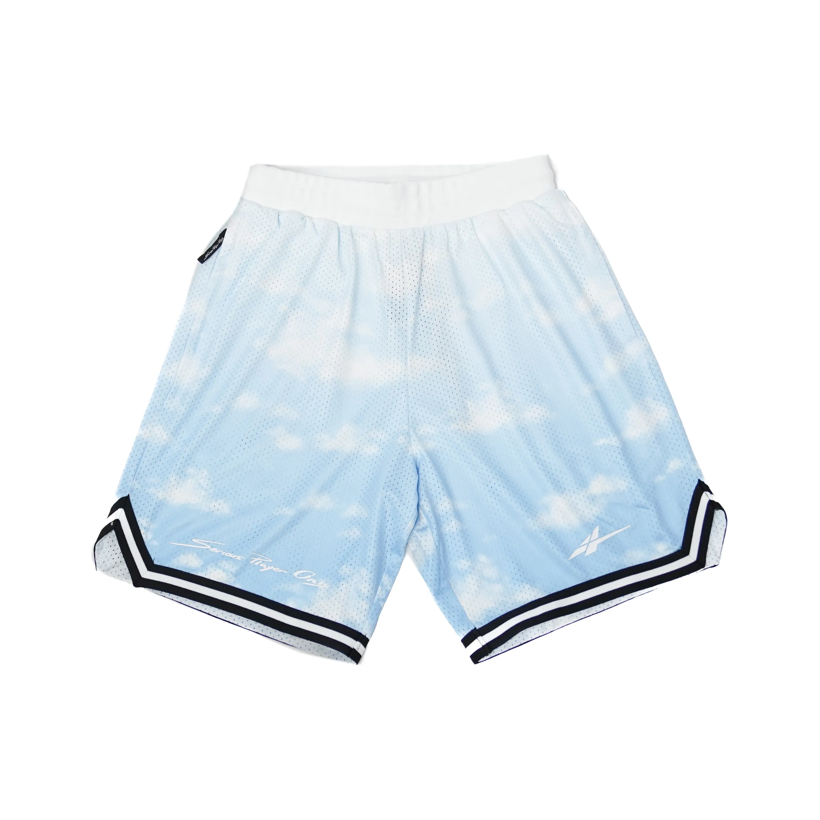 Serious Player Only Sports Shorts Unisex Sky Blue