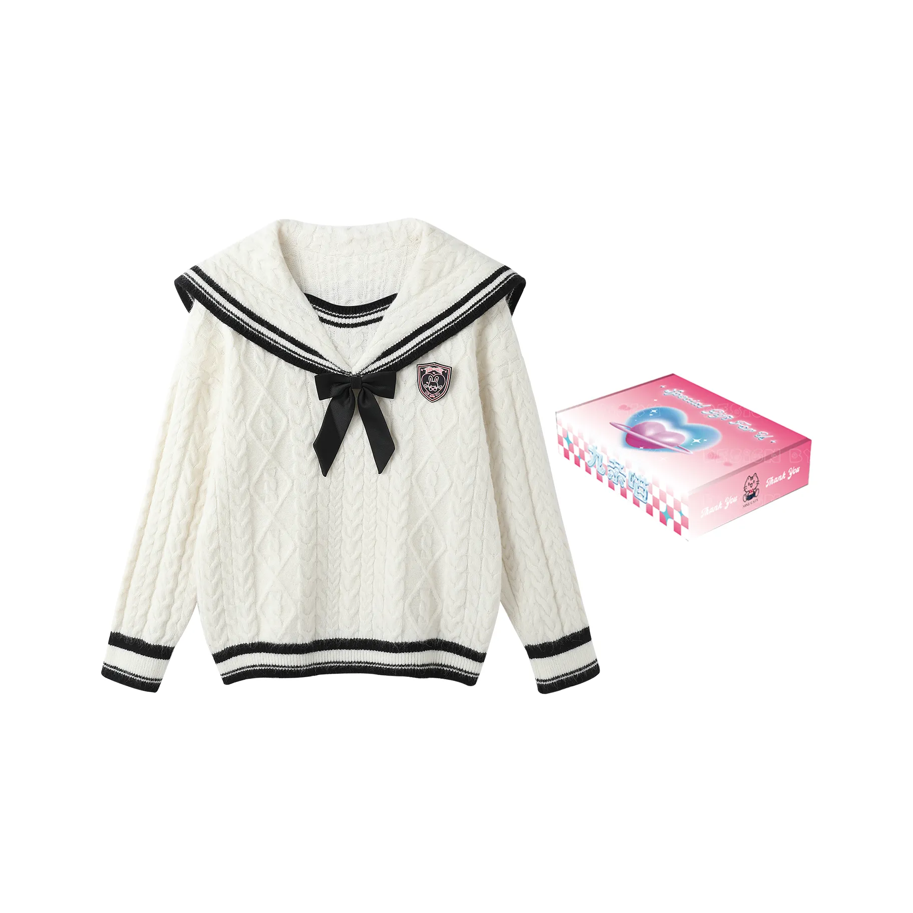 Свитер Женские Gift Box Set Включено Белый