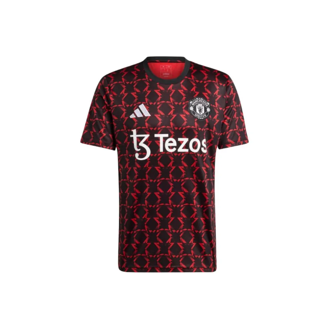 Adidas Manchester United PRE Match Jersey Футбол Jersey Мужской Черный