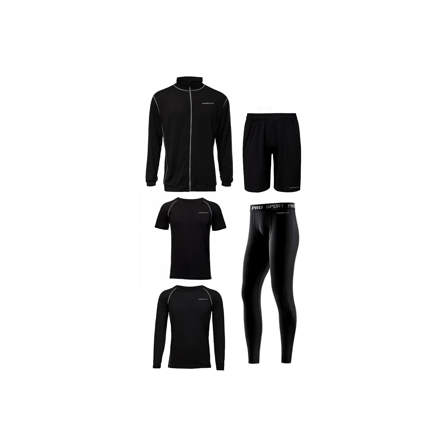 MESUCA Fitness Sets Men's Black