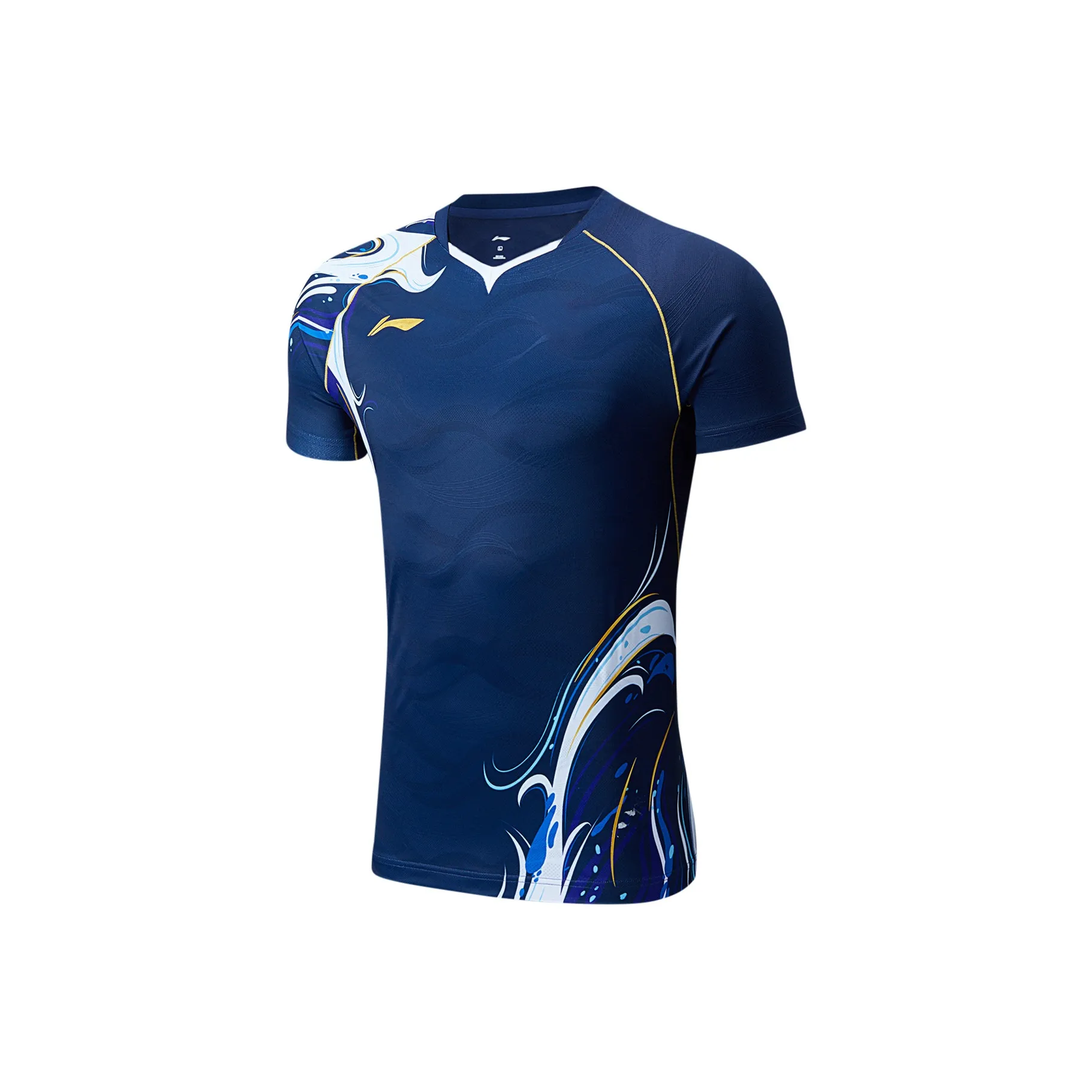 LINING Badminton Series Бадминтон Джерси Унисекс Темный Корабельный Синий