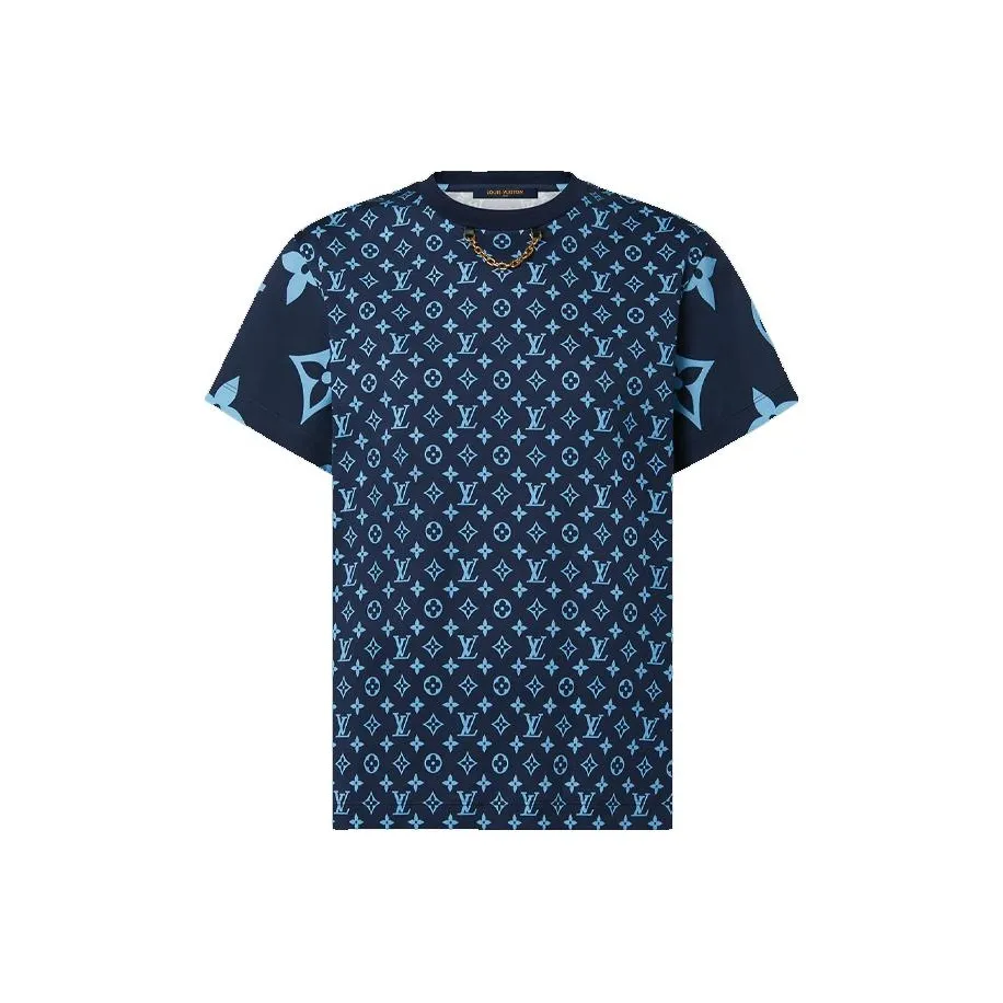LOUIS VUITTON FW22 Regular T Shirt Women's Blue