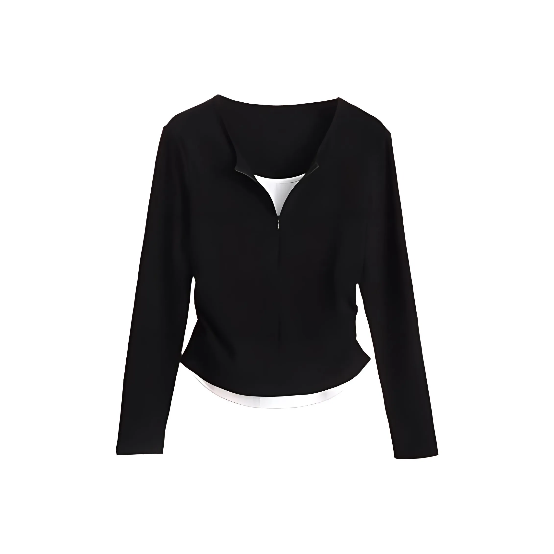 ACJL Мода Большой размер Уменьшение Универсальный Топ Женский