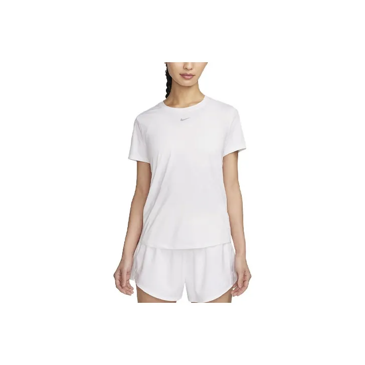Nike One Classic Dri FIT Women'ss Running Training T Shirt White