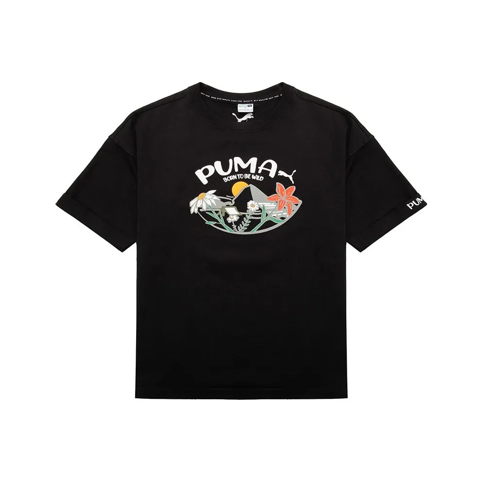 PUMA Комплект с короткими рукавами T-Shirt Женский Черный