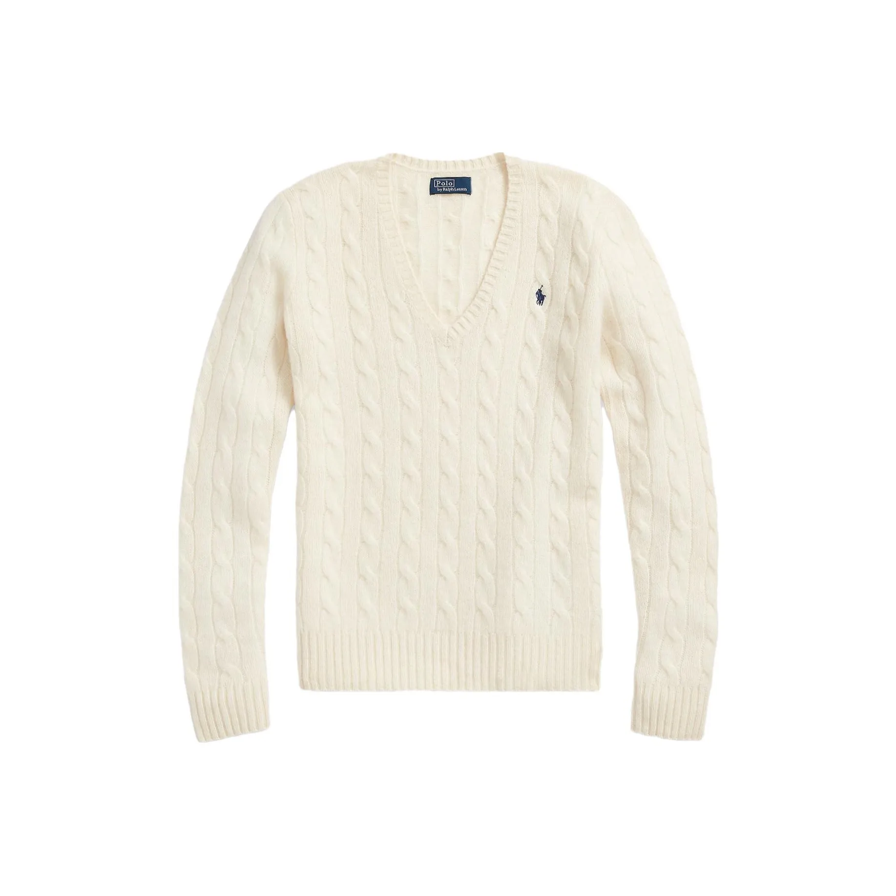 Polo Ralph Lauren Cable Knit V Neck Jumper