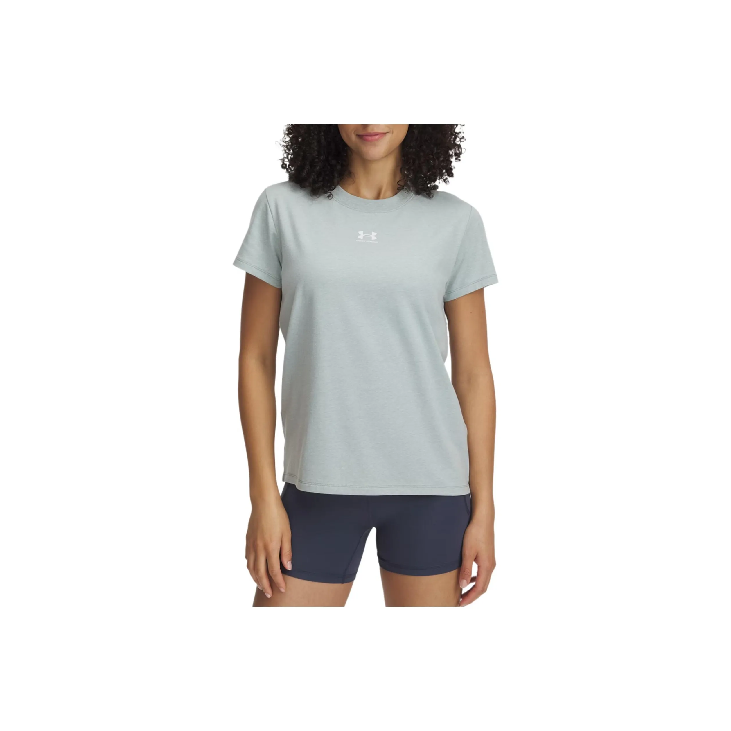 Under Armour Rival Стандартная футболка женская светло-зеленая