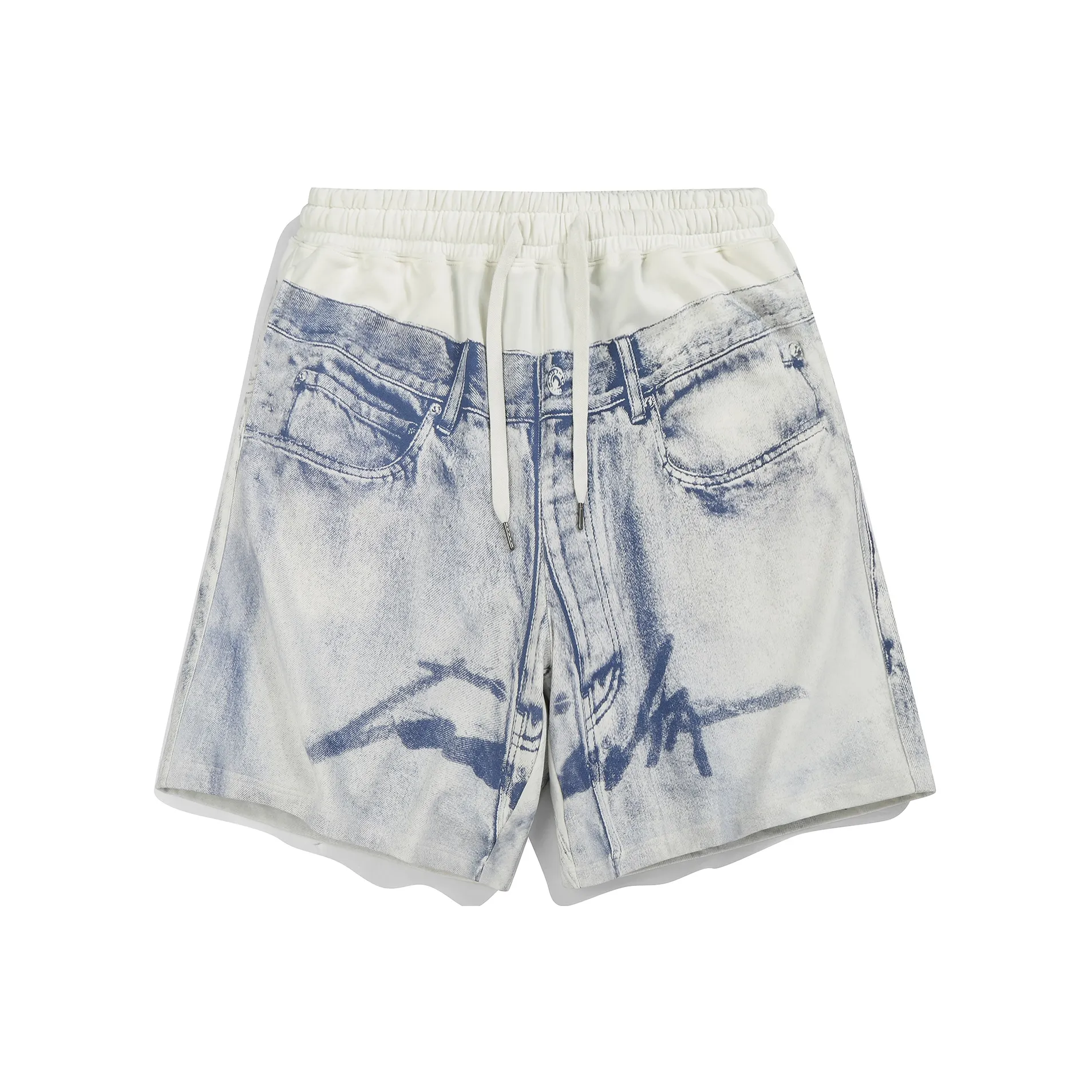 Guuka Casual Shorts Men's Denim Blue