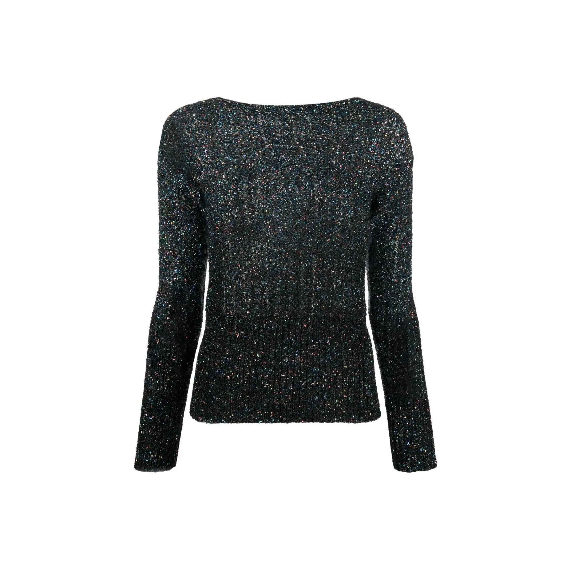 Maison Margiela Battered Sequin Knitted Top