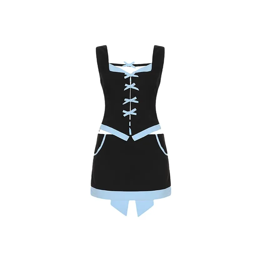 SECFLY OFFICIAL Юбка Комплект Женская Черный Синий