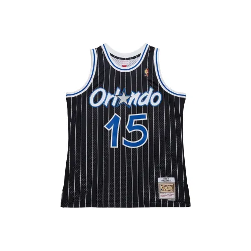 Mitchell Ness Черная Мужская Баскетбольная Джерси