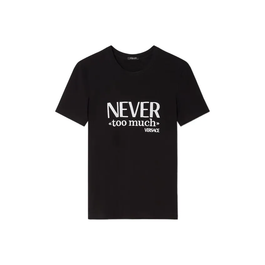 VERSACE Черные Женские Т-рубашки