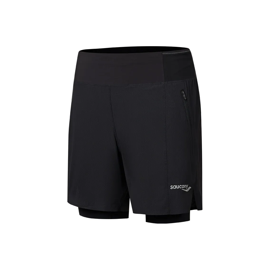 Saucony Sports Shorts Men's Jet Black
