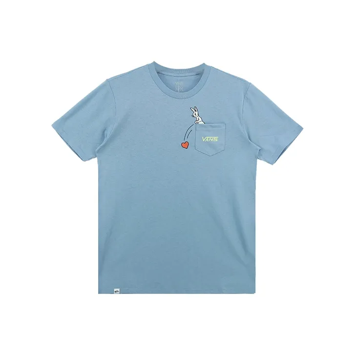 VANS Серо-голубые Женские Футболки