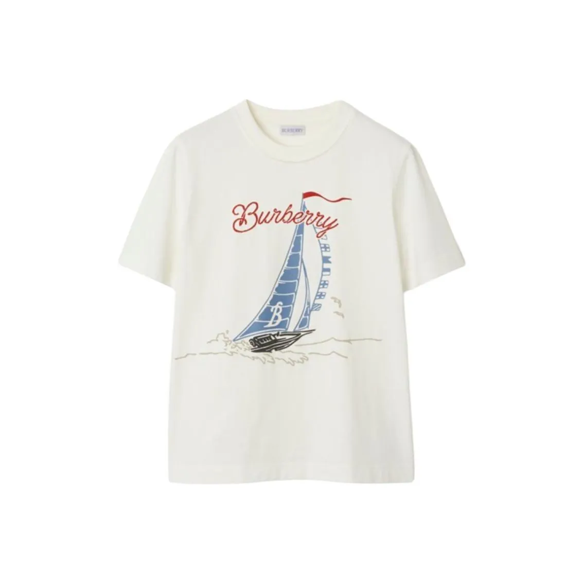 Burberry Sailboat print Cotton T shirt
