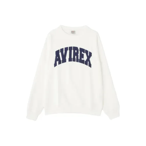 AVIREX Белый Унисекс Свитшоты