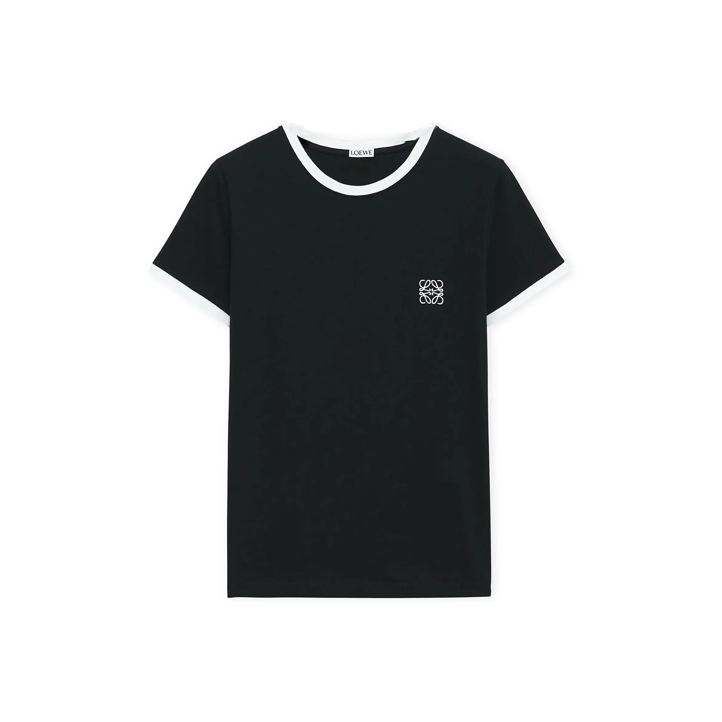 LOEWE Slim Fit T Shirt 'Black/White'